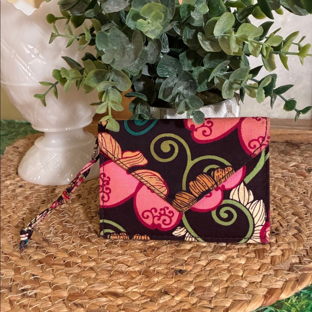 Vera Bradley Multicolor Floral Small I.D. Coin Purse